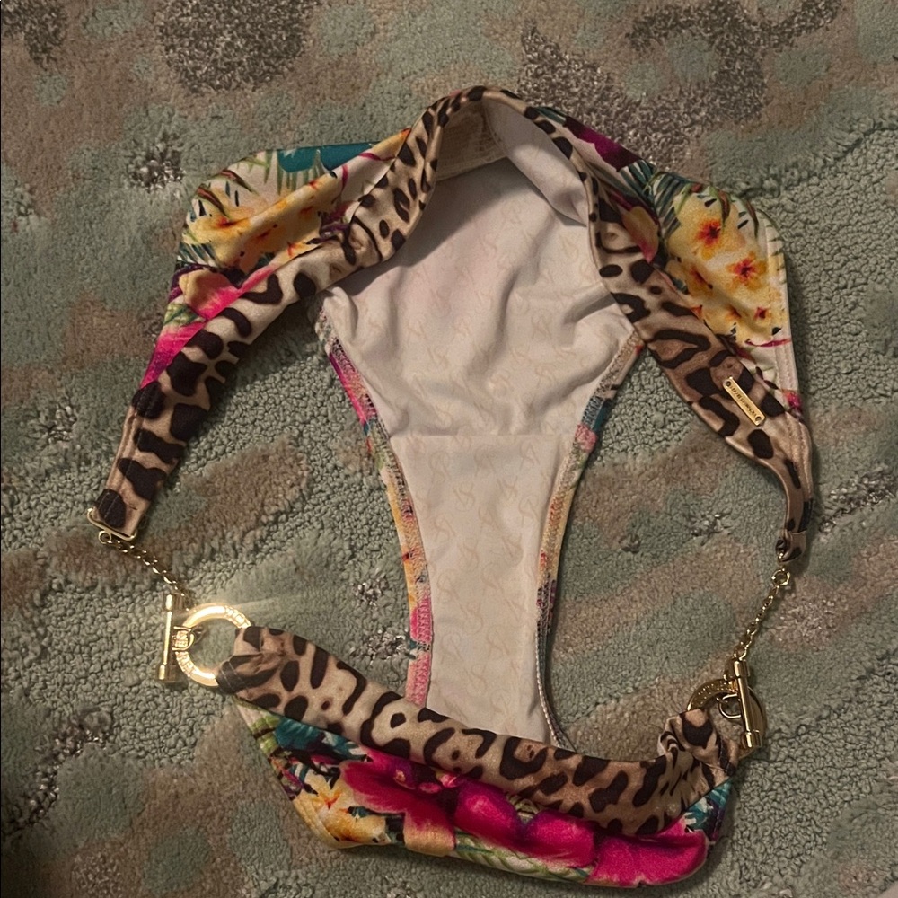 Victoria’s Secret Floral and Leopard Bikini - Picture 4 of 10